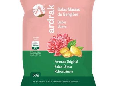 Ardrak - Balas macias de Gengibre - Sabor suave